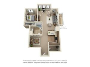 A12 | 1 bed 1 bath | from 929 square feet