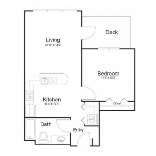 1g1 | 1 bed 1 bath | from 636 square feet