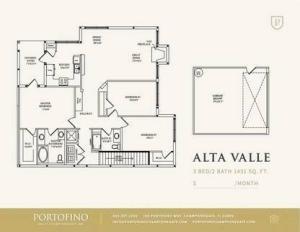Alta Valle floor sketch