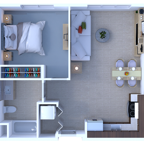 A1: One Bedroom | View 1