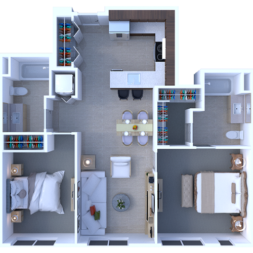 B1: Two Bedroom | View 1