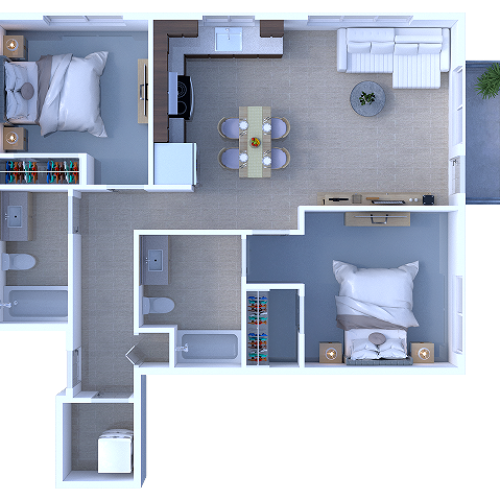 B2: Two Bedroom | View 1