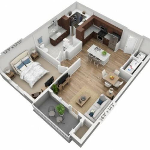 Cantata | 1 bed 1 bath | from 832 square feet