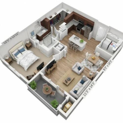 Cadence | 1 bed 1 bath | from 832 square feet
