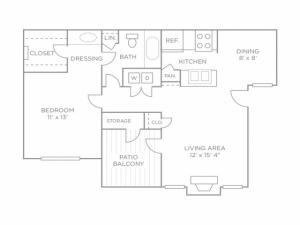 Enjoy a private patio/balcony in the one bedroom Premiere Terrace, or additional living space with a sunroom in the one bedroom Premiere.
