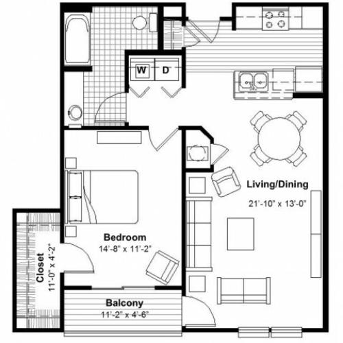 One Bedroom | Apartments Kansas City, MO | Union Hill Place