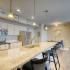 Large Kitchen Counter with Granite