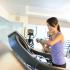 woman running on the treadmill