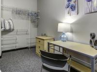 Desk in Comfortable Bedroom | The Icon | St Louis Apartments