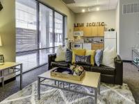 Light Infused  Living Area | The Icon | Apartments near St. Louis University