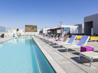 Pool and Sun Deck with Loungers | The Carmin | Apartments In Tempe, AZ