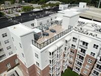 Rooftop deck at Wabash Landing | Lafayette Apartments for Students