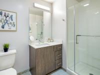 Conventional Bathroom | Rise on Apache | Apartments near ASU in Tempe, AZ