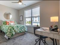 Comfortable Bedroom | Latitude at Hillsborough | Student Apartments Raleigh