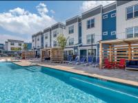 Sparkling Pool | Latitude at Hillsborough | 1-5 Bedroom Apartments in Raleigh