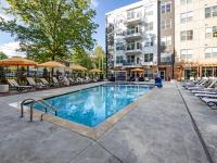 Pool and Sun Deck with Loungers | Paloma at Kent | Student Housing in Kent, Ohio
