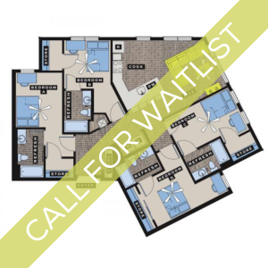 D5 - 4 Bedroom Floor Plan | Bixby Kennesaw | Kennesaw, GA Apartments