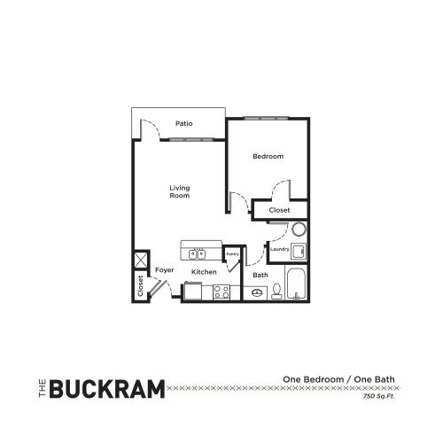 Floor Plan 1 | Apartments In Fort Mill SC | Kingsley Apartments