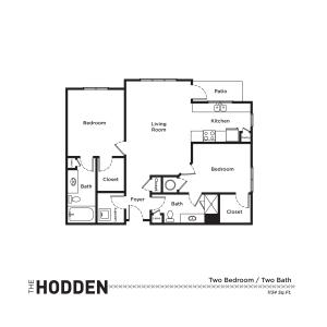 Floor Plan 3 | Apartments In Fort Mill SC | Kingsley Apartments