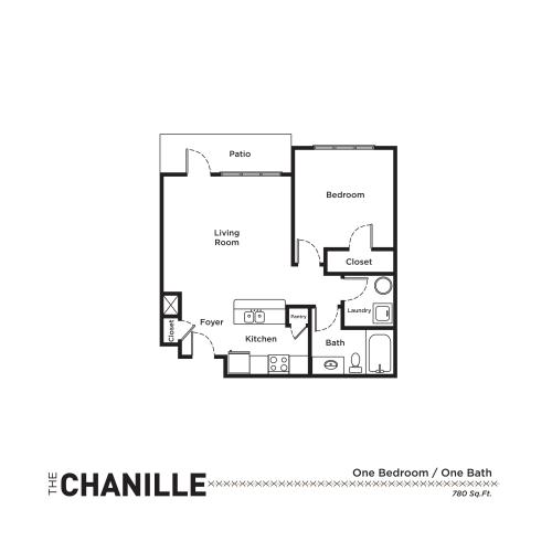 Floor Plan 2 | Apartments For Rent Fort Mill SC | Kingsley Apartments