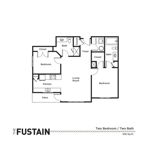 Floor Plan 4 | Apartments For Rent Fort Mill SC | Kingsley Apartments