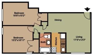 two bedroom