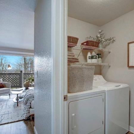 In-Unit Washer and Dryer | Westview Village Apartments | Renton Apartments 1 Bedroom 