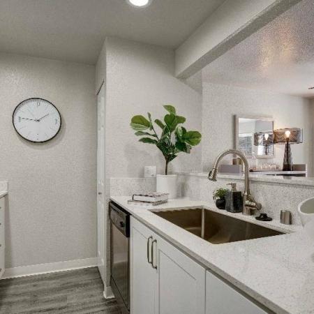 Sleek Kitchen Finishes Newly Renovated | Westview Village Apartments | Apartments In Renton