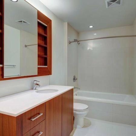 Bathrooms with Large Soaking Tubs | Portland Oregon Apartments for Lease | The Ardea