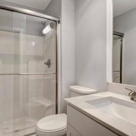 Stand Up Shower | Two Bedroom Apartments in Beaverton Oregon | Arbor Creek