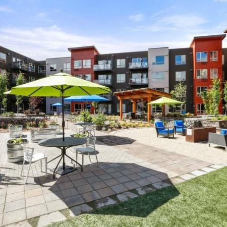 Outdoor Lounge | Salem OR Apartments | South Block