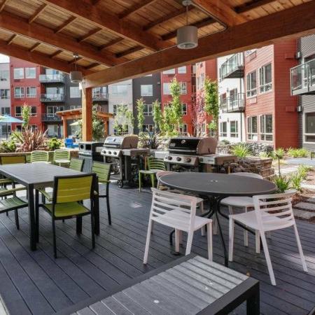 Covered BBQ and Picnic Area | Salem Oregon Apartments | South Block