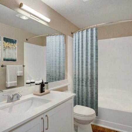 Large Bathroom with Soak In Tub | Apartments in Renton, WA | Westview Village