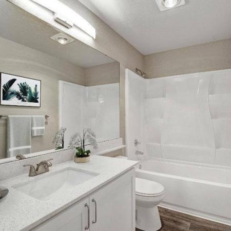 Sleek Bathroom | Westview Village Apartments | Apartments In Renton