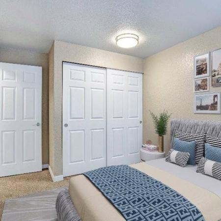 Beautiful Bedroom with Large Closet | Apartments in Renton WA | Westview Village