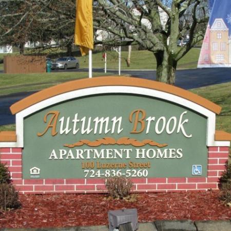 Autumn Brook Apartments Sign