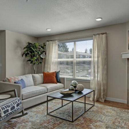 Elegant Living Room | 2 Bedroom Apartments Bend Oregon | Seasons at Farmington