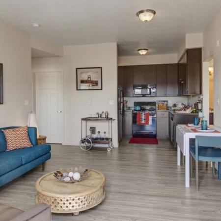 Spacious Living Room | 3 Bedroom Apartments In Beaverton Oregon | Element 170