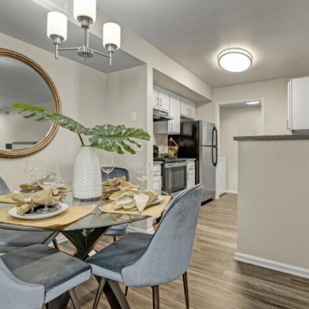 Modern Dining Area | Castle Rock Colorado Apartments | The Bluffs at Castle Rock