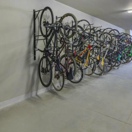 Bicycle Storage Area | Outlook at Pilot Butte Apartments | Bend Oregon Apartments