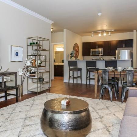 Open-Conceprt Living Area | Outlook at Pilot Butte Apartments | Bend Oregon Apartments