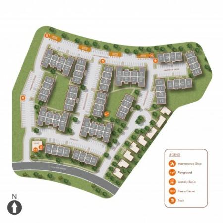 Winfield Apartments Site Map