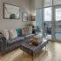 Luxurious Living Room | Crossroads at the Gulch | Nashville Apartments For Rent