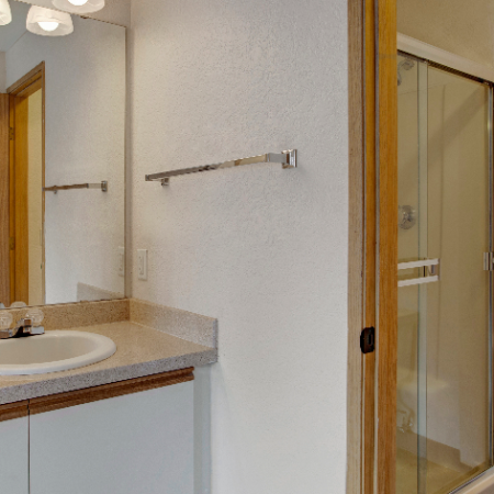 Classic Primary Bathroom | Westview Village Apartments | Renton Apartments 1 Bedroom
