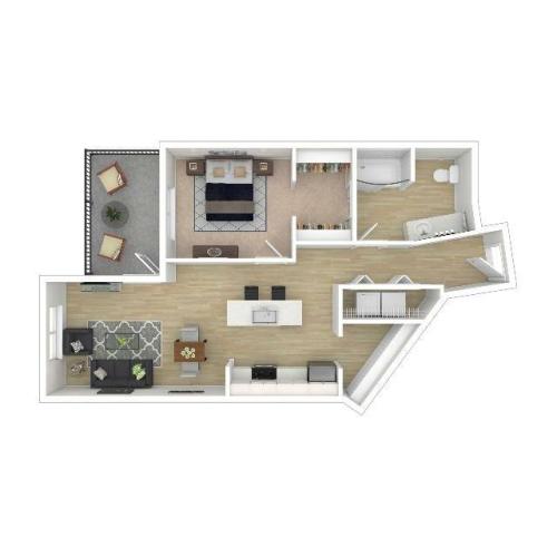 Apartments in Seattle | Lemongrass | Angeline Apartments