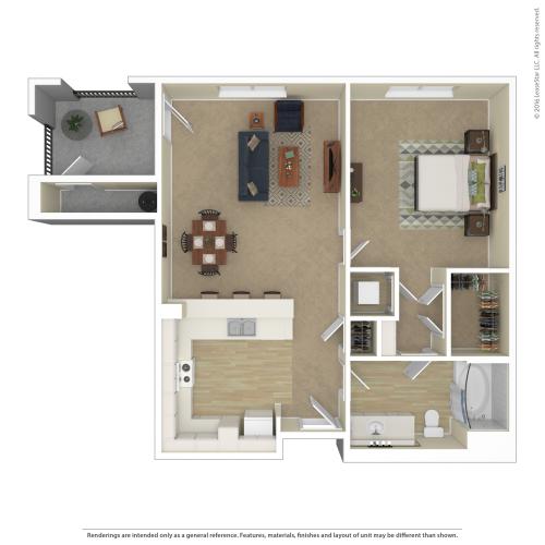 Floor Plan 1 | Apartments For Rent In Northwest Las Vegas | Avanti
