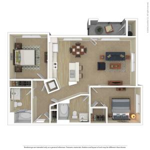 Floor Plan 9 | Apartments In Northwest Las Vegas Nv | Avanti