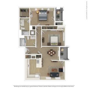 Floor Plan 14 | Apartments In Northwest Las Vegas Nv | Avanti