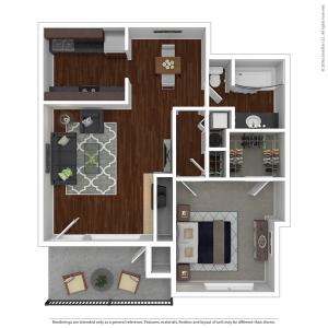 Floor Plan 4 | Apartments For Rent Lake Oswego | One Jefferson