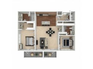 The Virginia Penthouse | Floor Plan | Crossroads at the Gulch | Apartments In Nashville TN